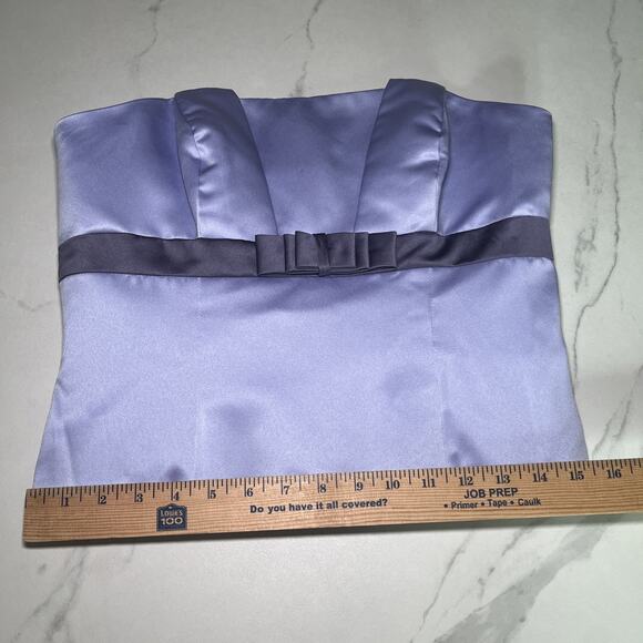 NWT Alfred Angelo 2 Piece Victorian Lilac Dress Strapless Top & Long Skirt Sz 12 - Picture 9 of 16